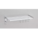 Ferio Stainless Steel Folding Towel Rack for Bathroom Accessories Towel Holder Stand for Bath Room ( 24 Inch (2 Feet ) Chrome Finish Pack Of - 1