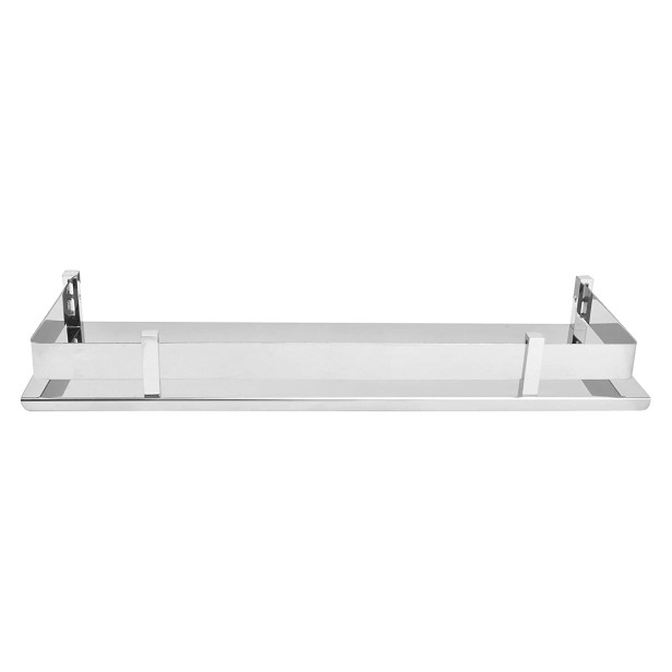 Ferio Stainless Steel Bathroom Shelf/Kitchen Shelf/Bathroom Selves  and Rack Bathroom Accessories (12 X 5 Inches) Mirror Finish- Pack Of 1