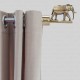 Ferio Curtain Bracket Elephant Design Zinc Alloy For Door And Windows Fitting For 1 Inch Rod Size Only Finials Brass Antique Finish (Pack of 2)