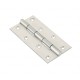 Ferio Premium Stainless Steel Door/Cabinet Butt Hinges 4 inch x 12 Gauge/2.5 mm Thickness Hinges for Door, Window, Cupboard, Cabinet (4"x12) Silver(Satin) Finish (Pack of 2)