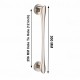 Ferio 12 Inch 256 MM Door Handle For Main Door Handle | Glass Door Handle | Door Pull Push Handle For All Door House Hotel Office Door & Home Décor Satin Finish (Pack Of 1)