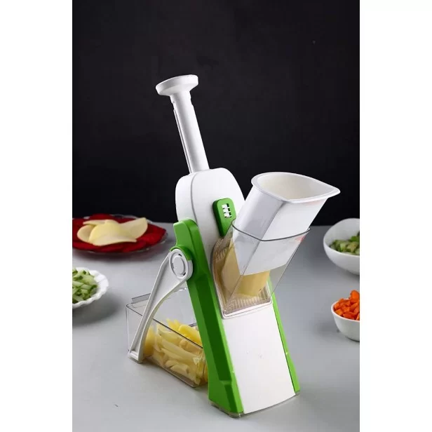 Ferio Chopper for Kitchen Vegetable Cutter for All In Multipurpose  Kitchen Slicer Stainless Steel Vegetable