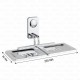 Ferio High Grade Stainless Steel Double soap holder/soap stands/soap dish for bathroom/Bathroom Accessories - Chrome Finish ( Pack Of 1 )