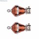 Ferio Curtain Bracket Finial Stainless Steel For Bathroom Kitchen Door And Window Accessories For 1 Inch Rod Size Without Curtain Bracket And Holder Rose Gold With Silver Finish (Pack Of 2)