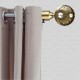 Ferio Zinc Alloy And Diamond Curtain Finials For Door And Window Rod Holder End Decorative Finials Parda HolderBrass Antique ( Pack Of 2 )
