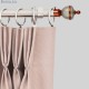 Ferio  Curtain Finial Stainless Steel For Door And Window Rod Pocket Fitting For 1 Inch Rod Size Only Finials Rose Gold With Silver For Home Décor (Pack Of 2)