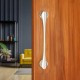 Ferio 12 Inch 256 MM Door Handle For Main Door Handle | Glass Door Handle | Door Pull Push Handle For All Door House Hotel Office Door & Home Décor Satin Finish (Pack Of 1)