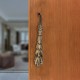 Ferio 10 Inch (260 MM) Peacock Shape Main Door Handles for Main Door Glass Door Handle | Pull-Push Handle for All Door of Home Office Hotels Brass Antique Finish (Pack Of 1)