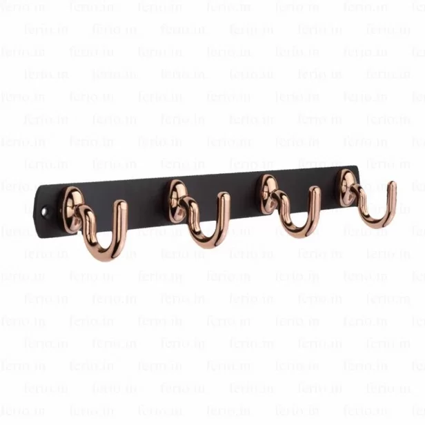 Buy 4 Pin Black & Gold Cloth Hook Hanger