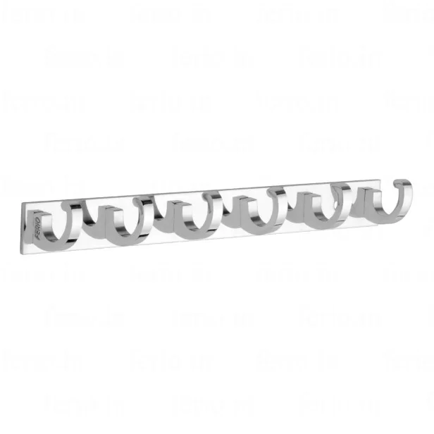 Silver Tone Towl Scarf Clothes Stainless Steel 20 Wall Hook Hanger w  Screws 