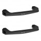 Ferio 4 Inch 96 MM Matte Black Finish Zinc Alloy Material Cabinet Handle Cupboard Handle Drawer Handle Window Handle for Home/Hotel/Office (Set Of 2 Pcs)