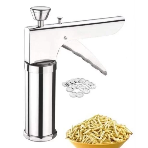 Chakli Press Maker, Idiyappam Maker Machine Of Brass for Kitchen Tools -  Pack 1