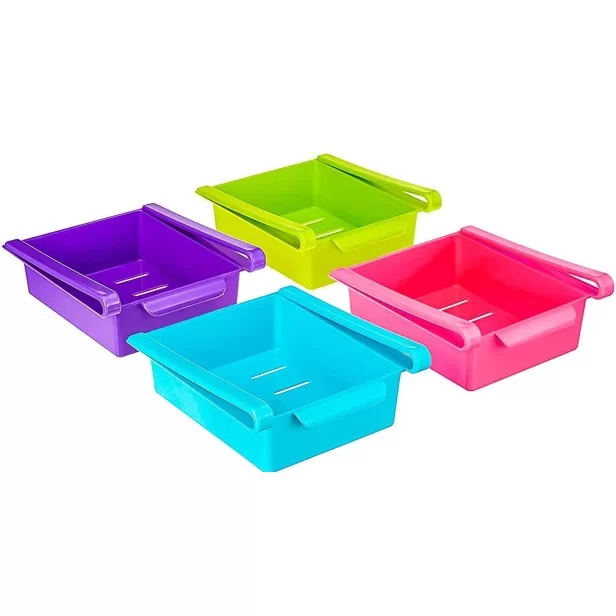 Buy Plastic Multipurpose Fridge Sliding Drawer Storage