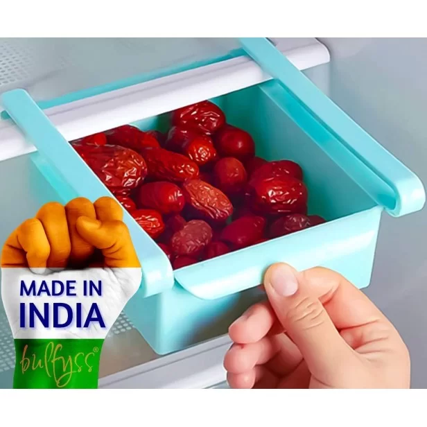 Buy Plastic Multipurpose Fridge Sliding Drawer Storage