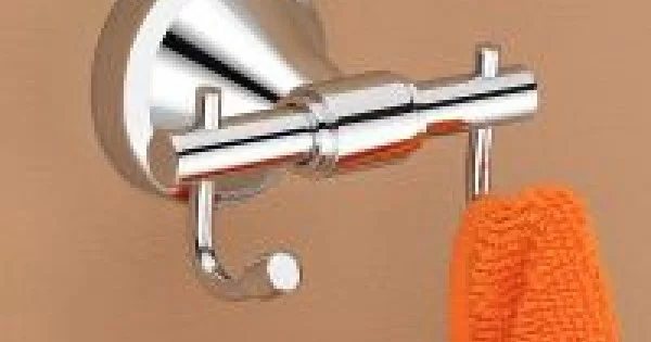 Door Wall Mounted Single Hook Clothes Towel Hanger Holder 60mm Length 8pcs  - Silver Tone - Yahoo Shopping