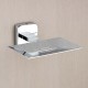 Ferio Stainless Steel Soap Holder for bathroom, Soap Stand wall Mount, Bathroom Accessories In Chrome Finish ( Pack of 1)