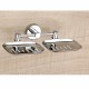 Ferio Stainless Steel Double Soap Holder for Bathroom / Soap Stand for Bathroom / Soap Case / Soap Dish Wall Mounted Wash Basin ( Pack Of  1 )