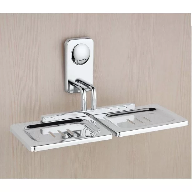 Stainless Steel 304 Grade Bathroom Soap Holder/Soap Stand/Soap Dish for  Bathroom/Bathroom Accessories Chrome Finish (6)