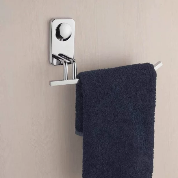 Bathroom Wall Mounted Wooden Towel Bar Holder | Double Layer – CraftKitties