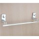 FERIO 18 Inch Stainless Steel Towel Rod Towel Bar, Napkin Holder And Hanger For Bathroom Accessories for Home Chrome Finish 1.5 Feet - ( Pack of 1)