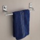 FERIO 24 Inch Stainless Steel Towel Rod Bar Holder Hanger Bathroom Accessories for Home Chrome Finish - ( Pack of 1)