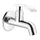 Ferio Brass Bib Cock Cello Model for Bathrooms, Washing Areas, Gardens, Kitchen Sink, Wash Basin For Home Décor Home Fitting Faucet with Chrome Finish Pack of 1 Pics 
