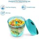 Ferio 700 ML Handy and Compact Chopper with 3 blades for Effortlessly Chopping Vegetables and Fruits (Green)- Pack Of 1