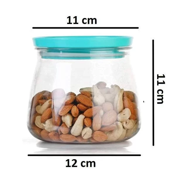 900ml Aqua Green Color Airtight Container Jar