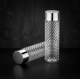 Ferio Crystal Diamond Water bottle set for Fridge, Office, Sports, School, Gym, Yoga | 1000 ML | Unbreakable & Leak-Proof (Transparent, Pack of 3 )